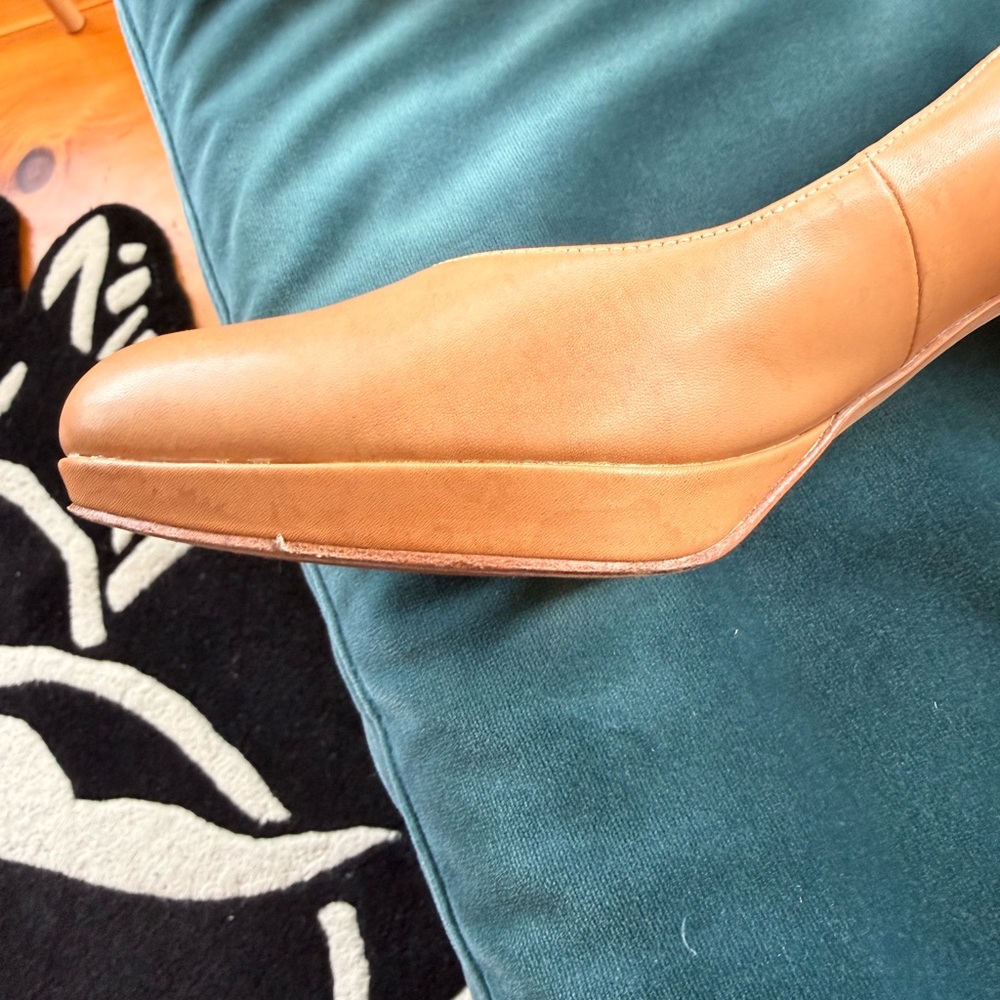 Cole Haan Tan Leather Heeled Pumps - Picture 10 of 13